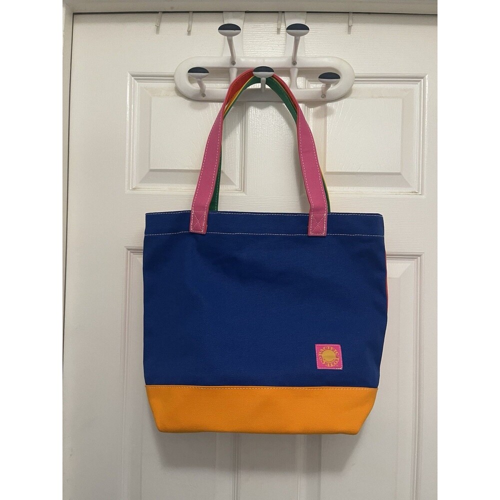 PACIFIC TOTE CO. The Ojai Bag - Ltd Ed Colorway Pink Gold Orange Cobalt - NEW